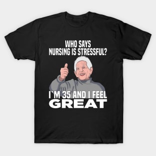 Nursing Staff Care For The Elderly T-Shirt